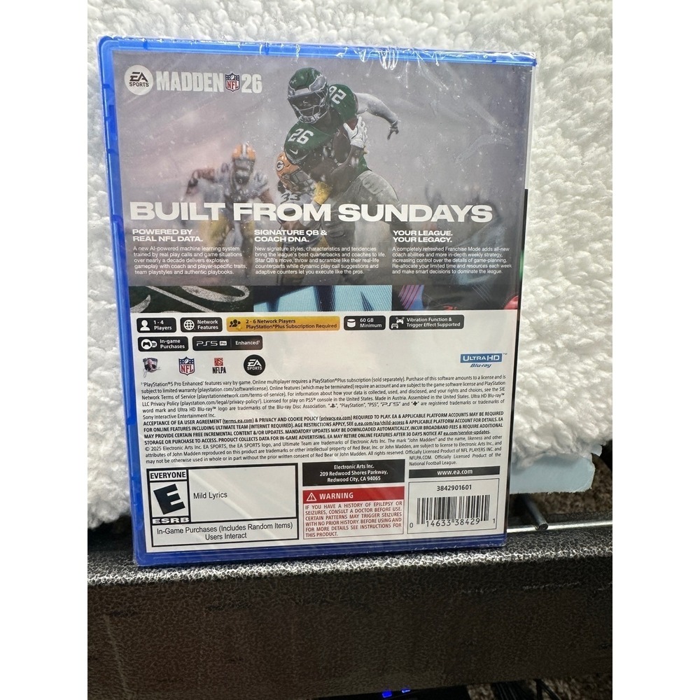 Madden NFL 26 PS5 Game New Sealed EA Sports Football Video Game - Picture 8 of 12